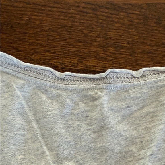 Aerie Offline Set of 2 Gray and White Cropped Tops - Picture 6 of 7